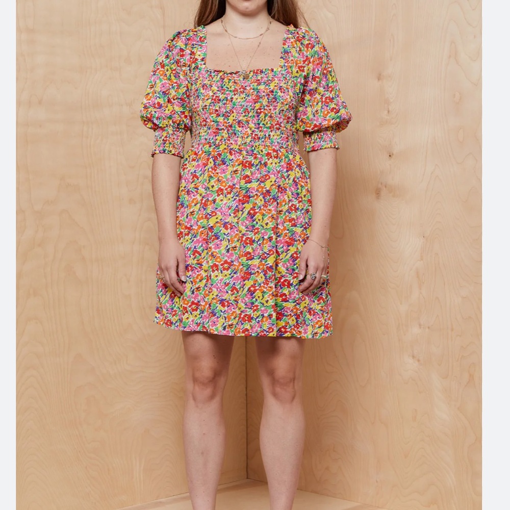 Rixo floral mini dress